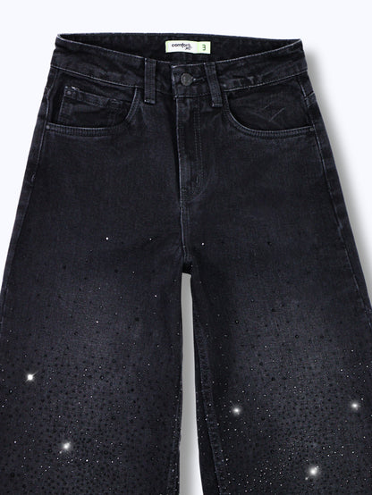 Jeans Wide Leg Brillos