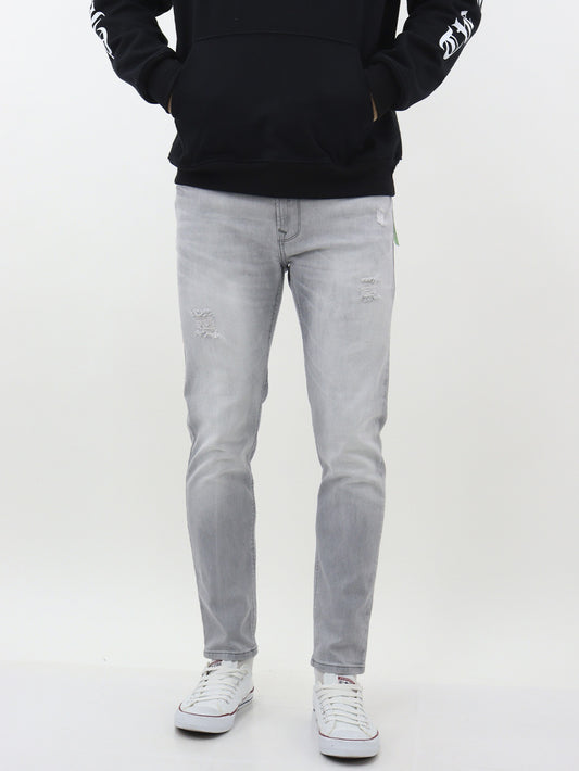 Jeans skinny fit gris