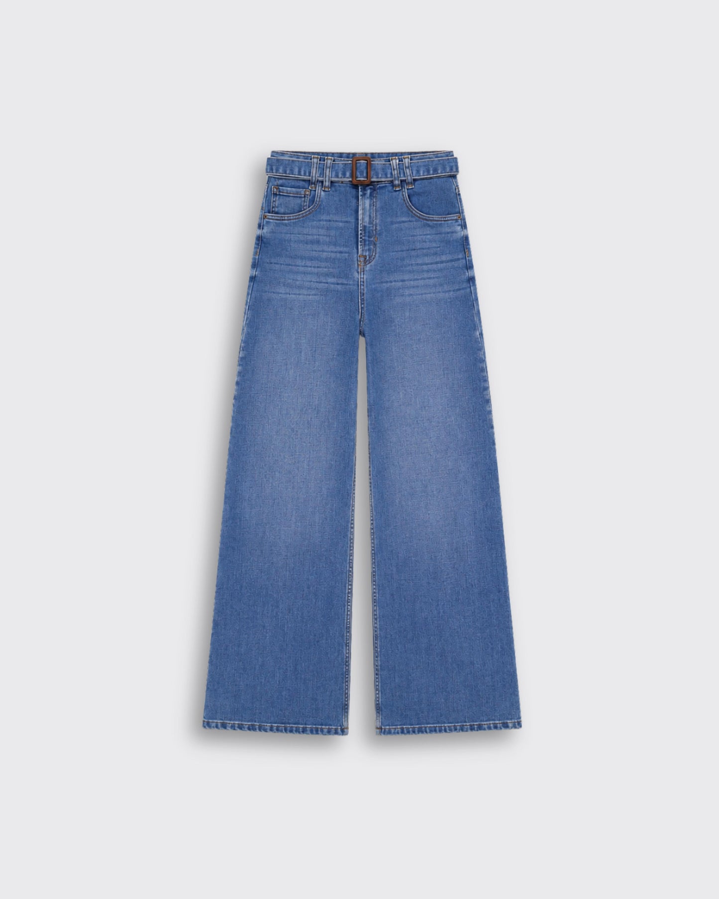 Jeans Wide-Tiro Alto
