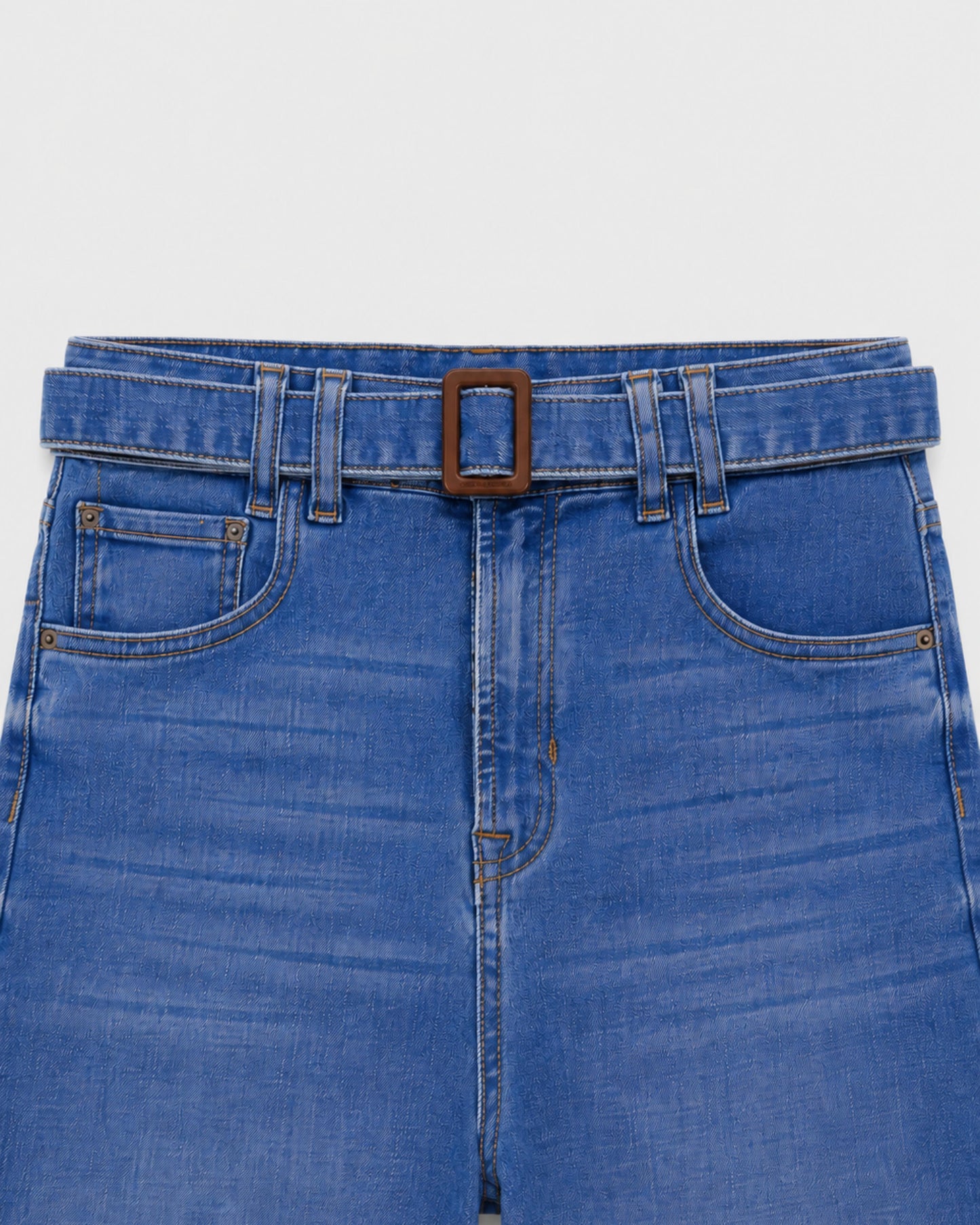 Jeans Wide-Tiro Alto