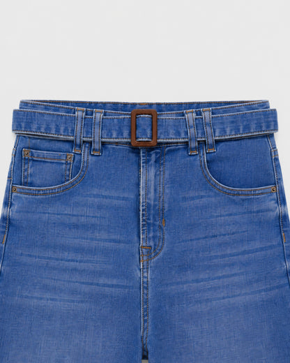 Jeans Wide-Tiro Alto