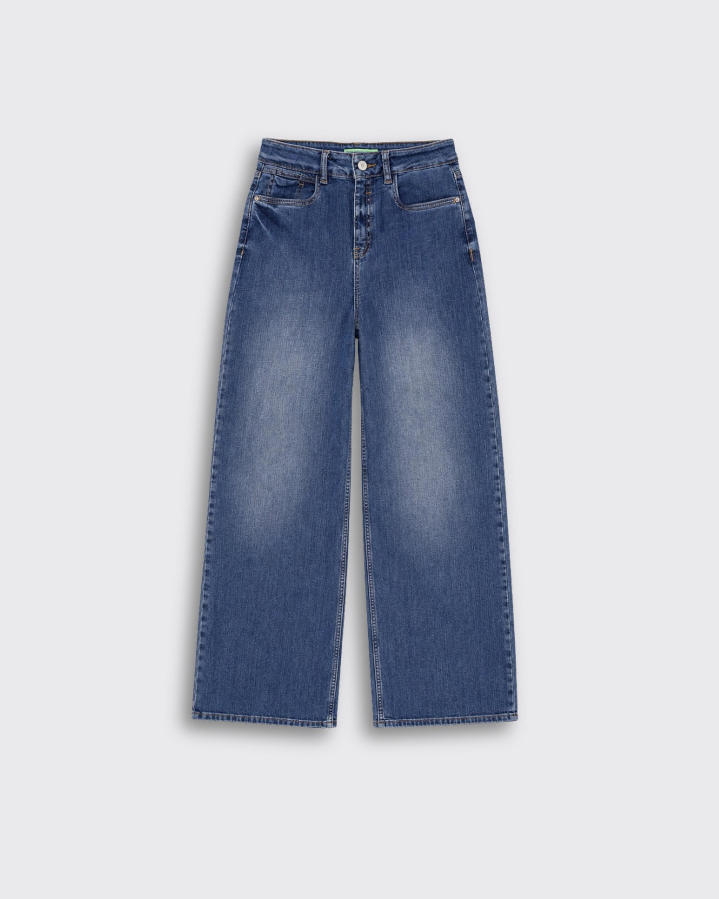 Jeans Wide-Tiro Alto