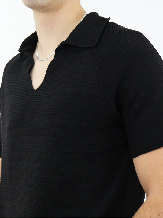 Polo Tejido Acanalado