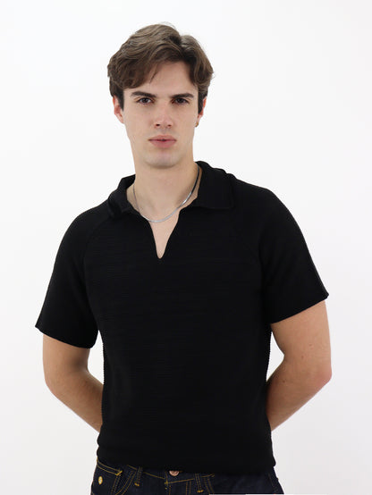 Polo Tejido Acanalado