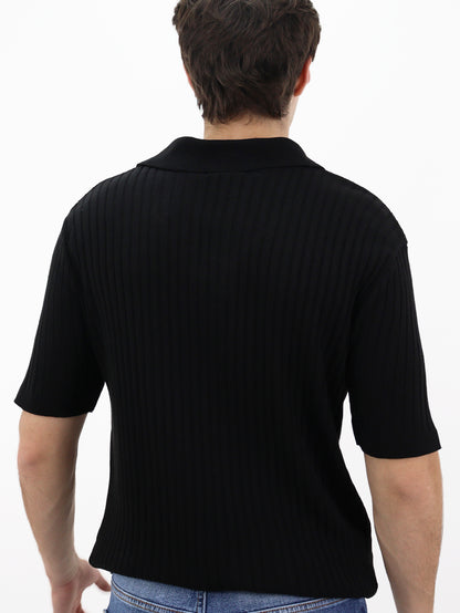 Polo Tejido Acanalado