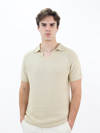 Polo Tejido Acanalado