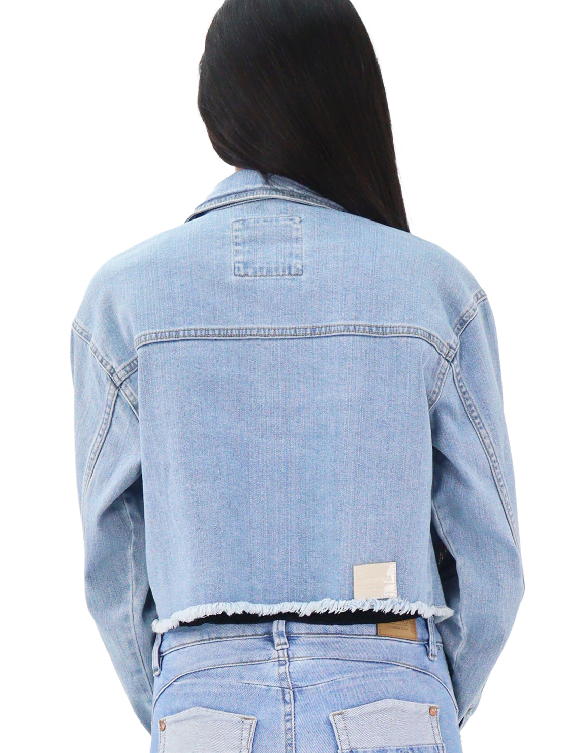 Chamarra Denim Corta
