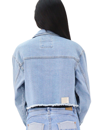 Chamarra Denim Corta