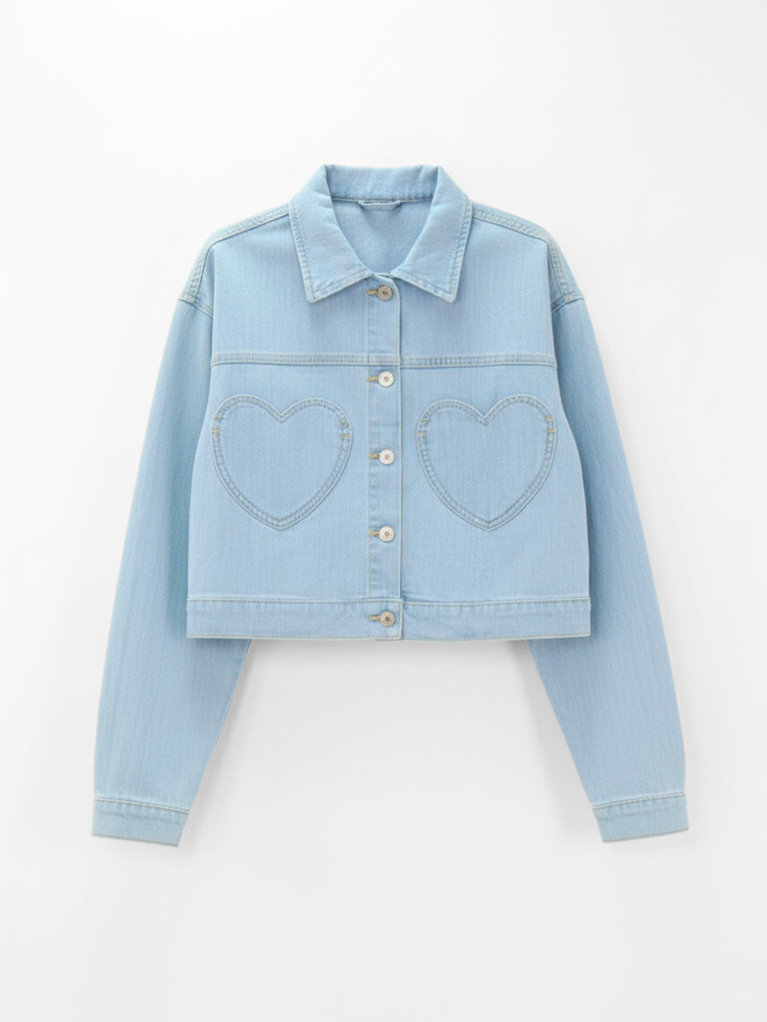 Chamarra Denim Corta