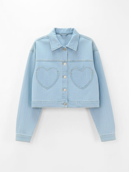 Chamarra Denim Corta