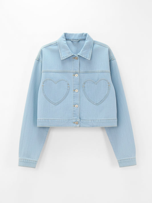 Chamarra Denim Corta