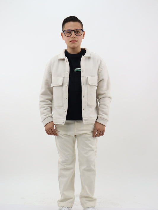 Sudadera beige