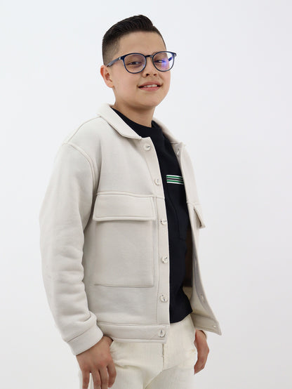 Sudadera beige