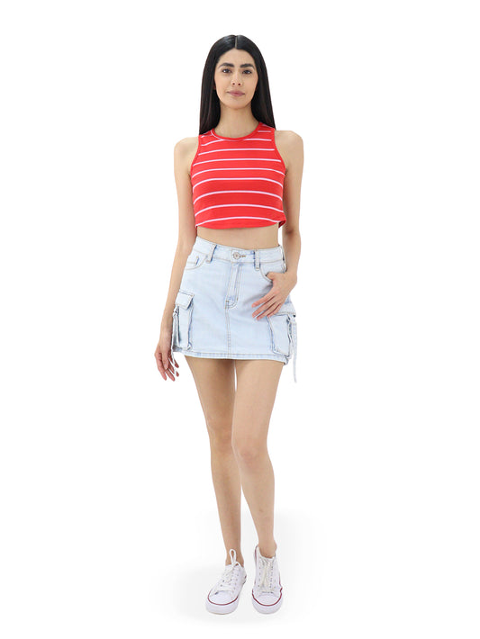 Falda Cargo-Tiro Medio