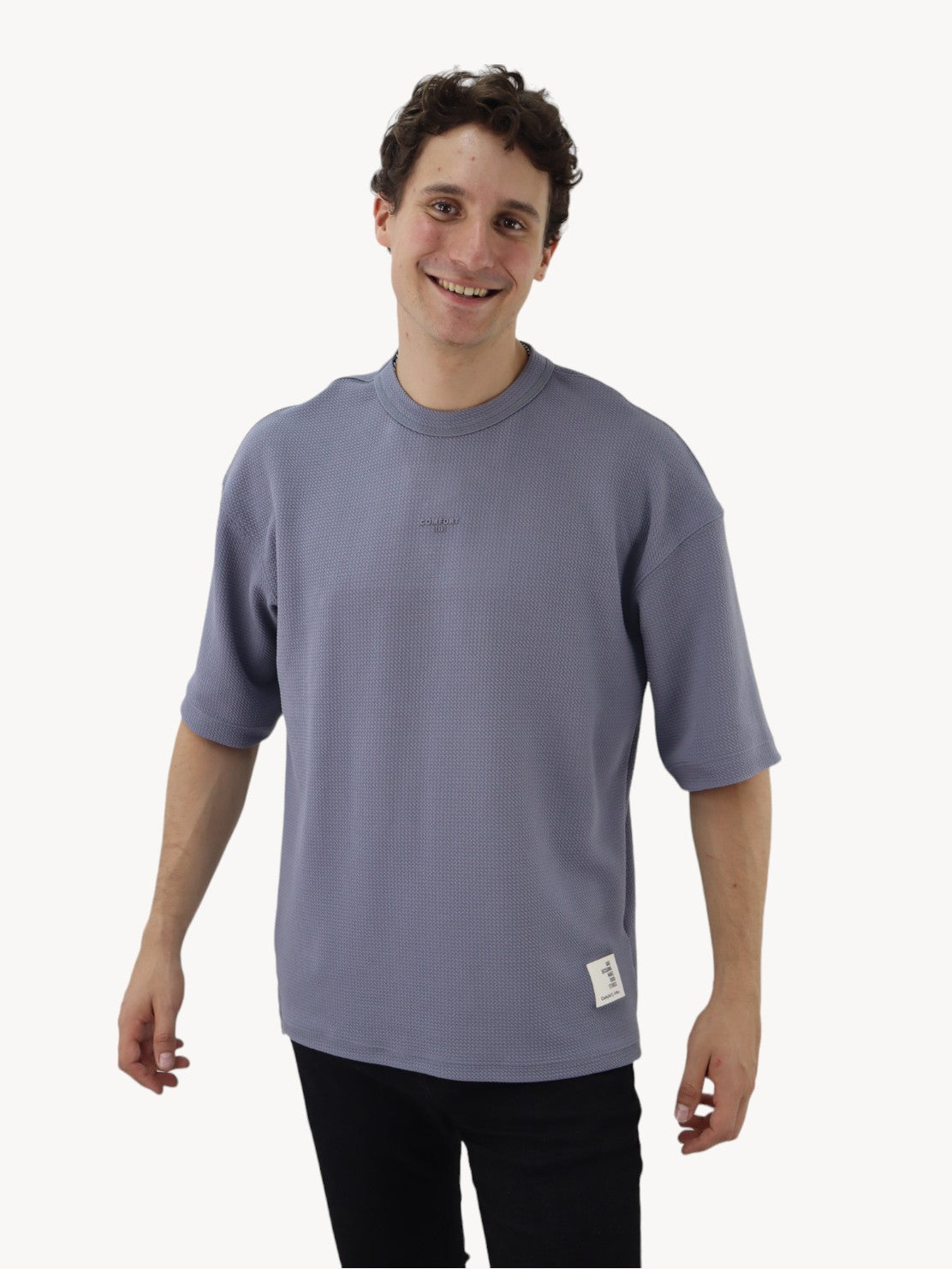 Playera oversize gris