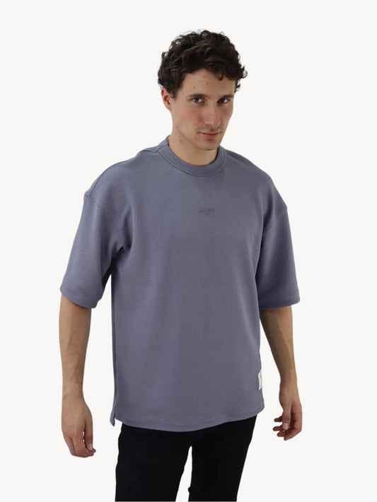 Playera oversize gris