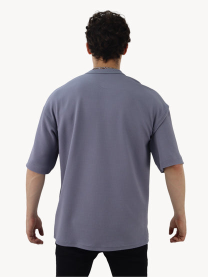 Playera oversize gris