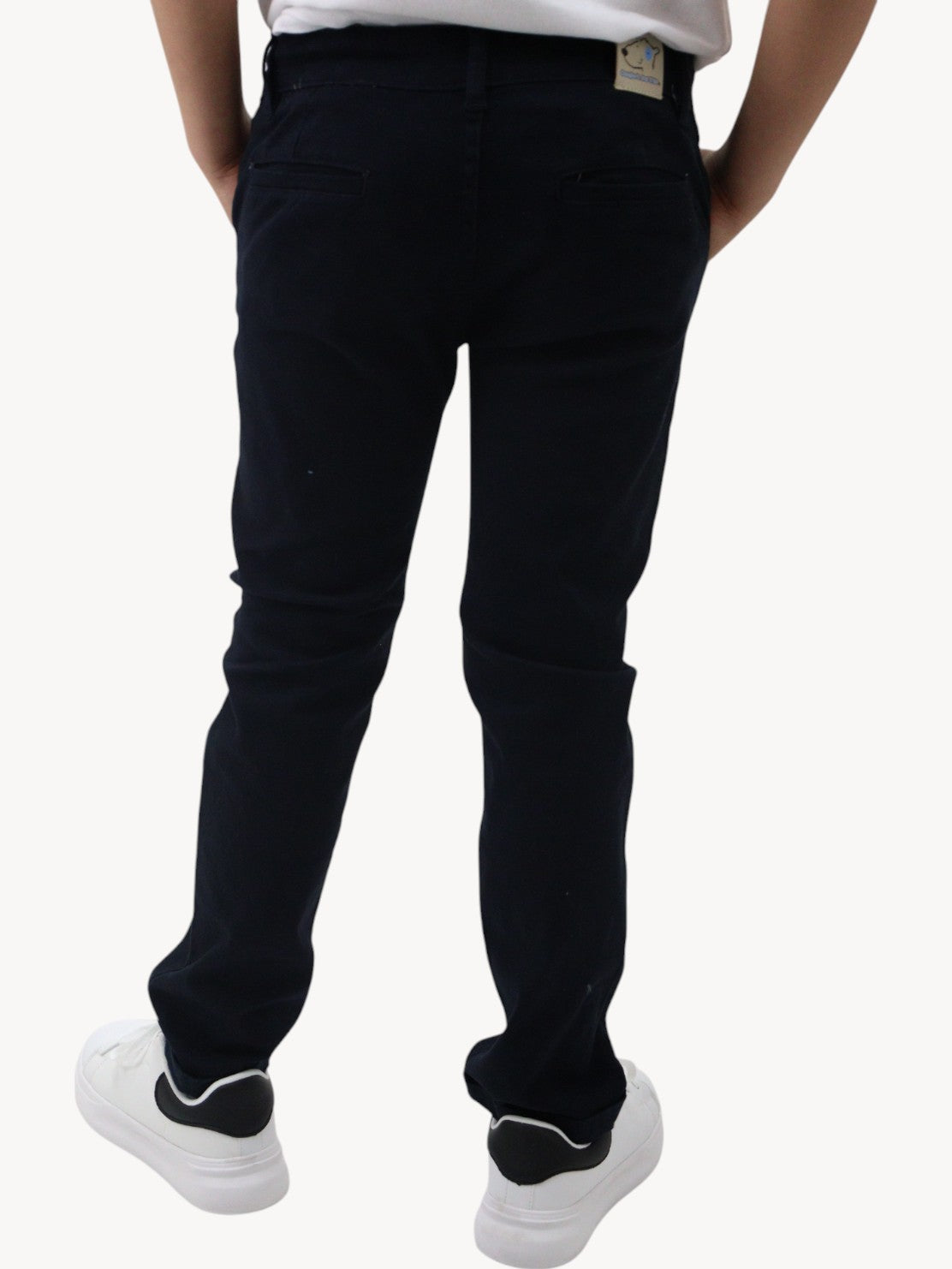 Pantalón slim fit azul marino