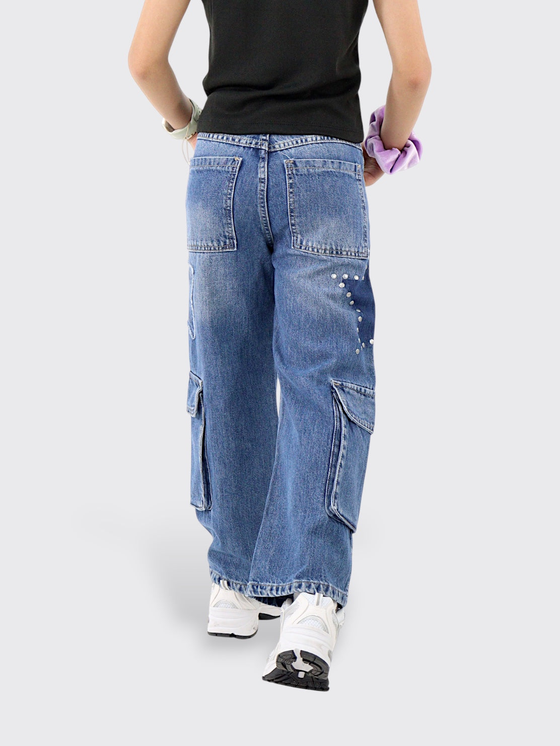 Jeans Wide Leg Cargo