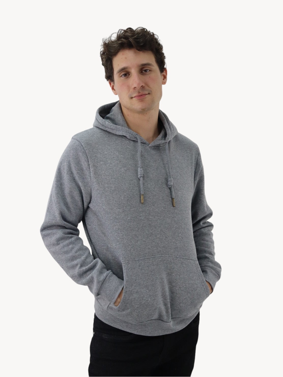 Hoodie unisex gris
