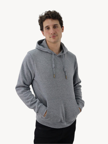 Hoodie unisex gris