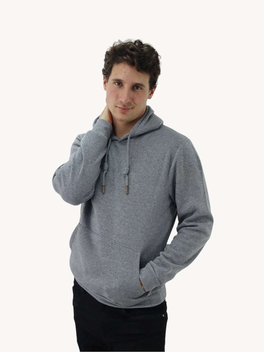 Hoodie unisex gris