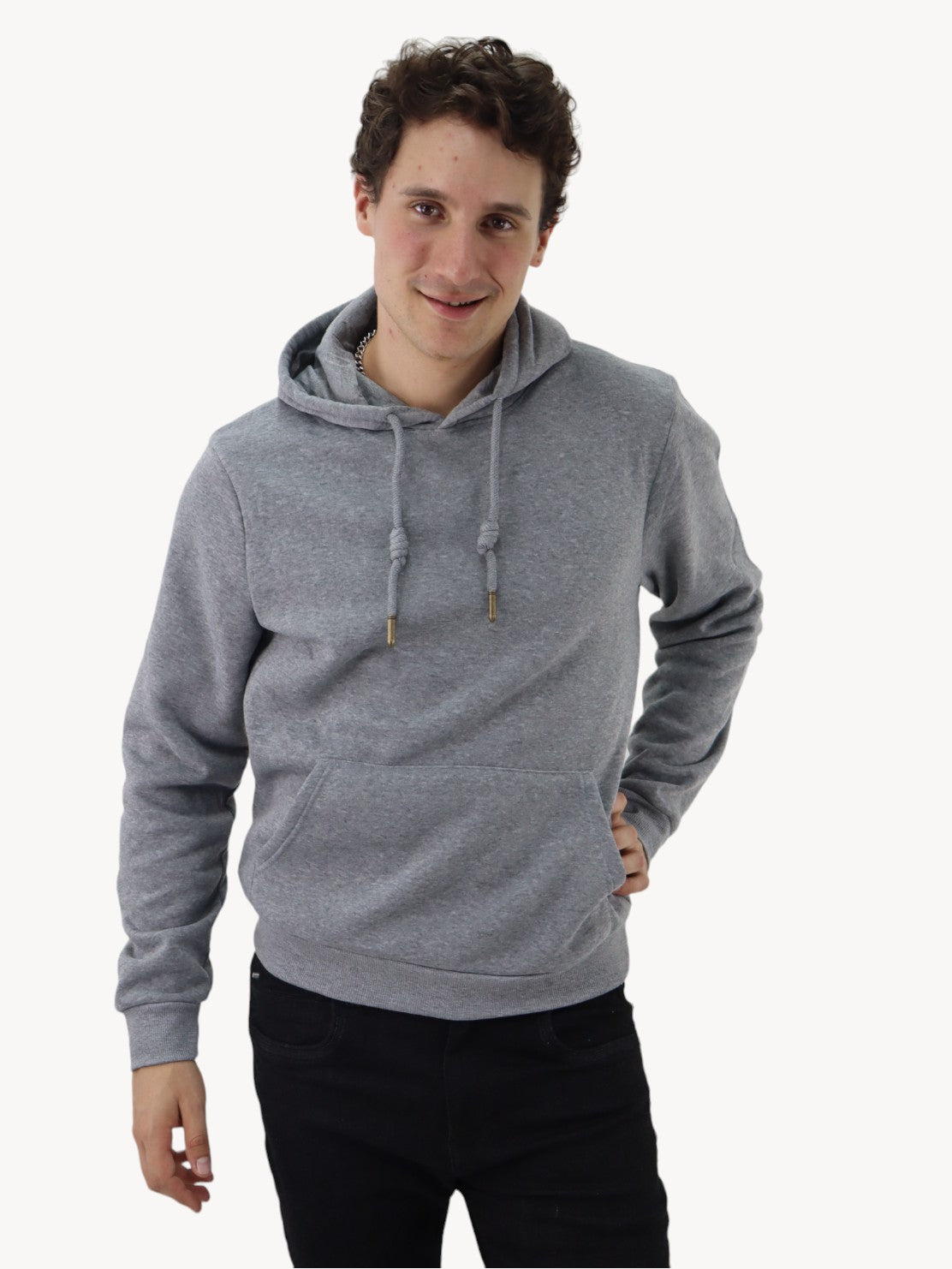 Hoodie unisex gris