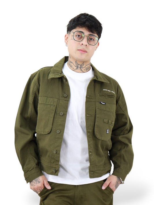 Chamarra Verde Militar