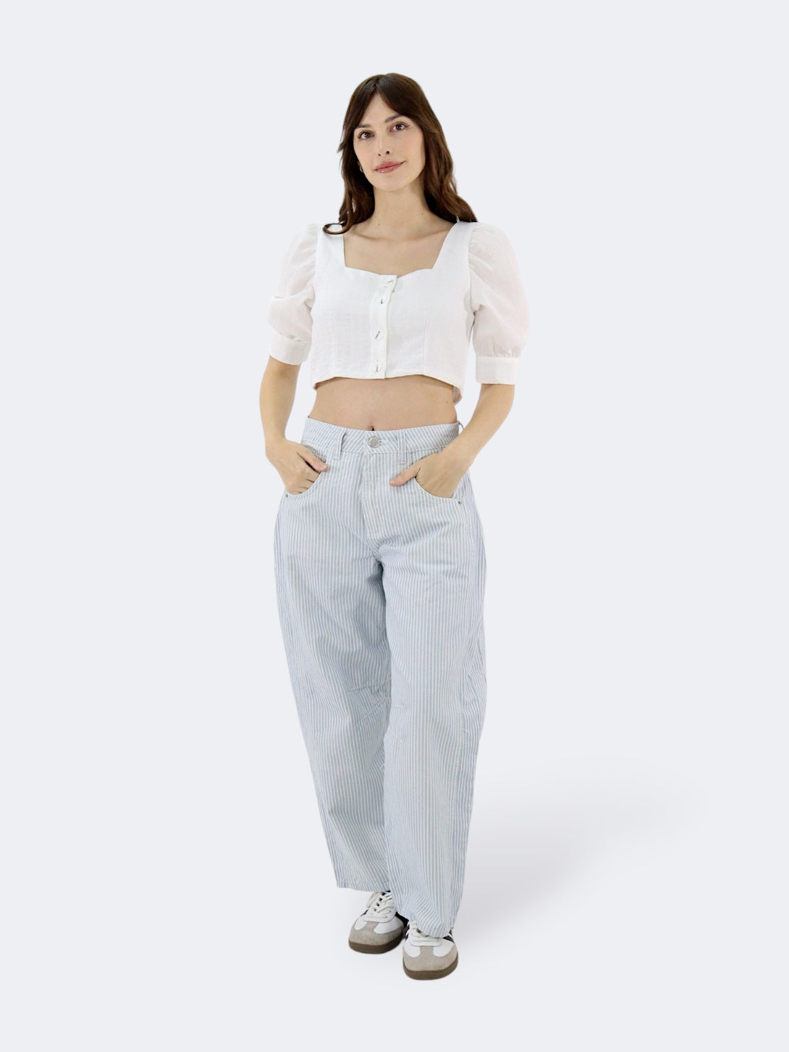 Jeans Barrel-Tiro Alto