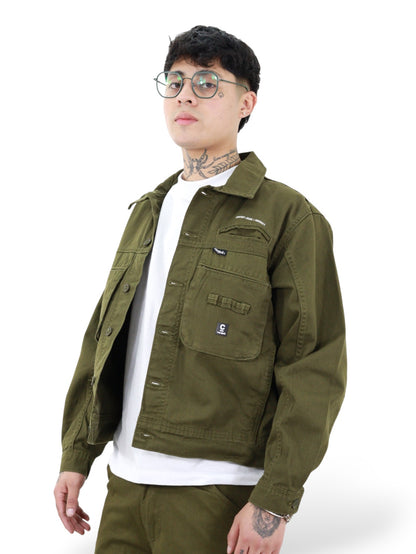 Chamarra Verde Militar