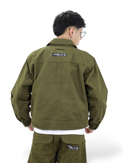 Chamarra Verde Militar