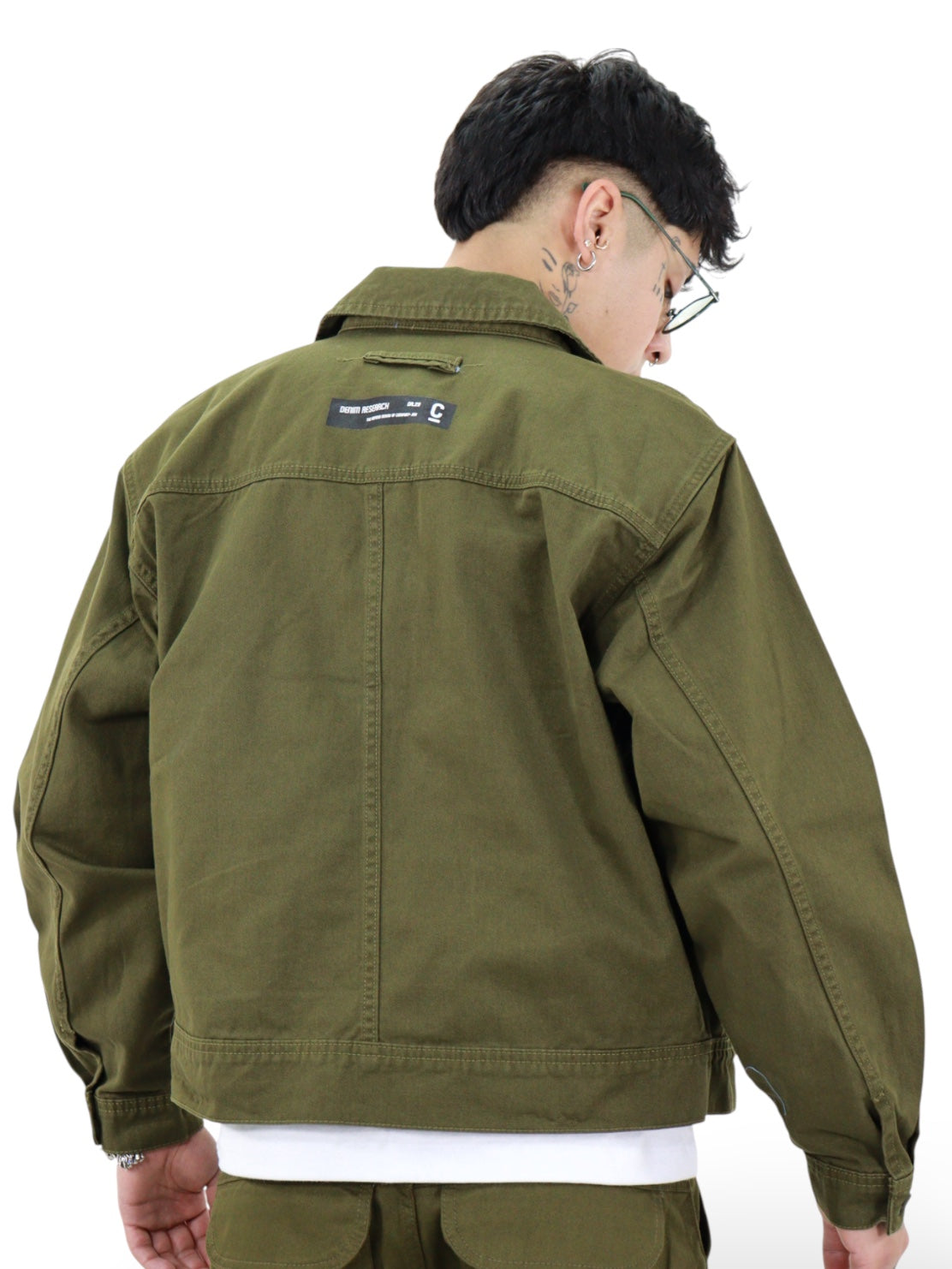 Chamarra Verde Militar