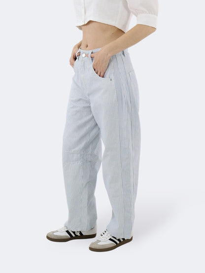 Jeans Barrel-Tiro Alto