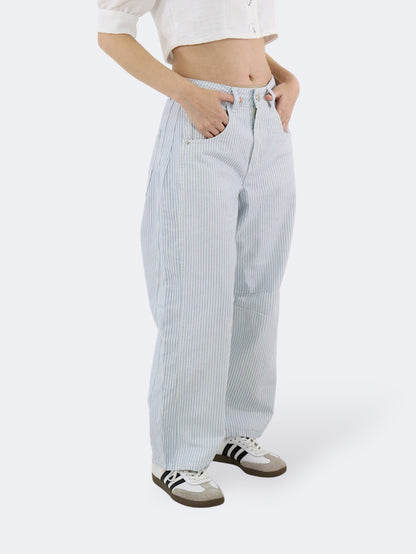 Jeans Barrel-Tiro Alto