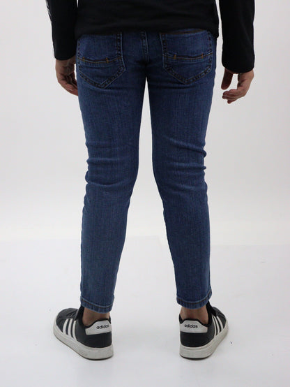 Jeans skinny de color azul oscuro