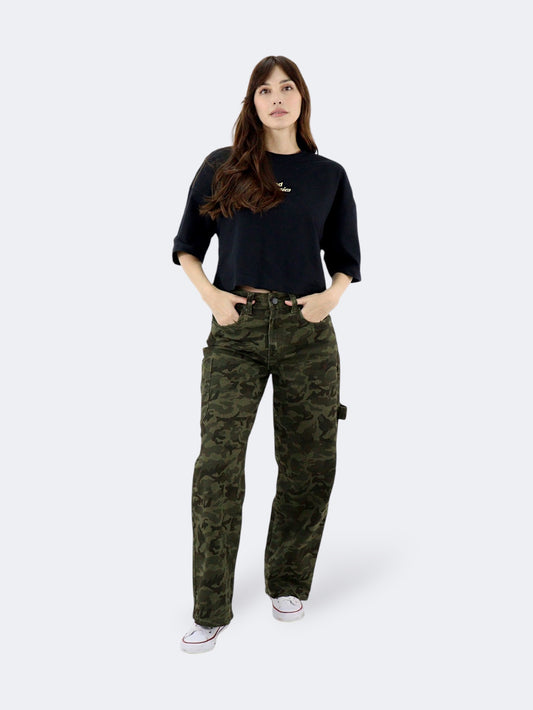 Jeans Baggy-Tiro Alto