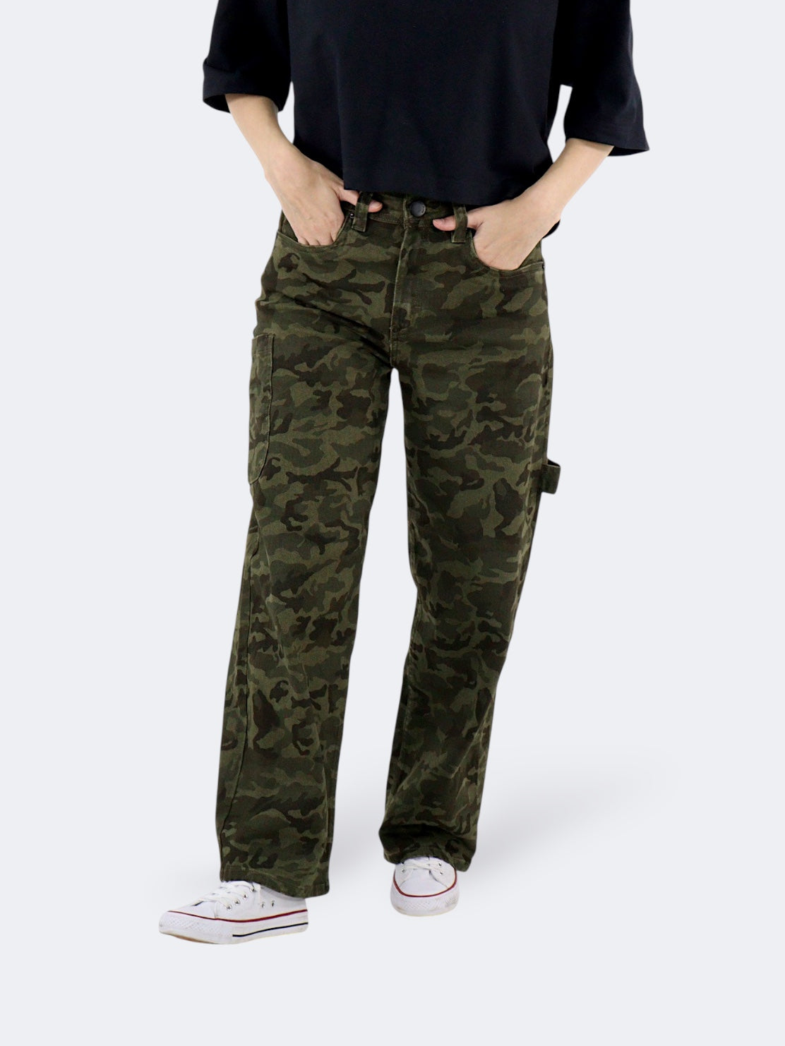 Jeans Baggy-Tiro Alto