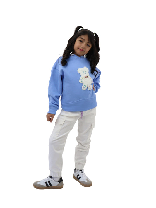Jogger cargo blanco