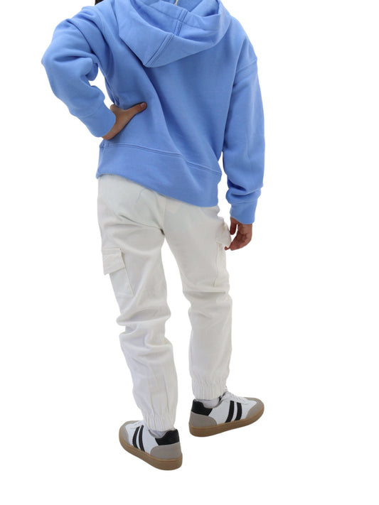 Jogger cargo blanco