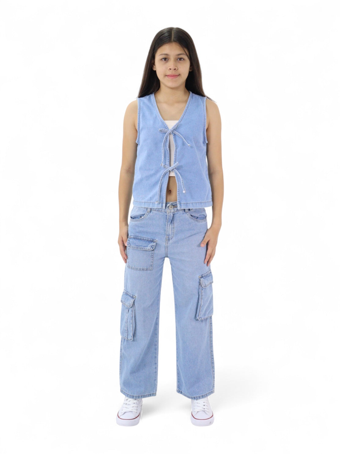 Jeans Cargo Wide Leg