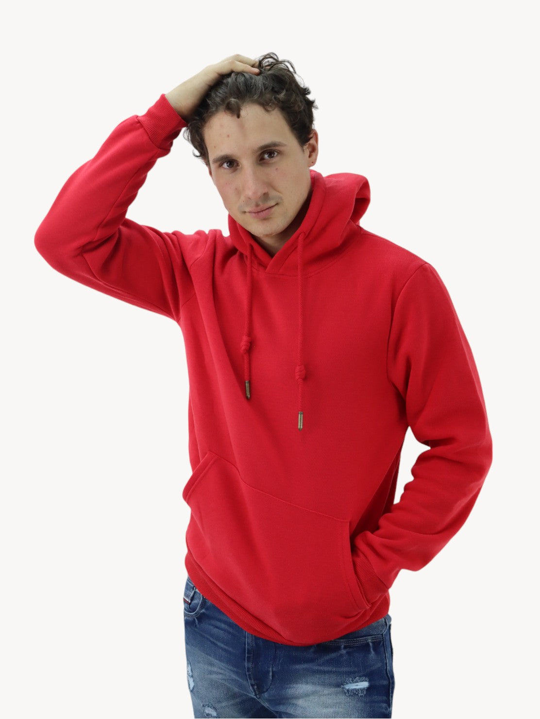 Hoodie unisex rojo