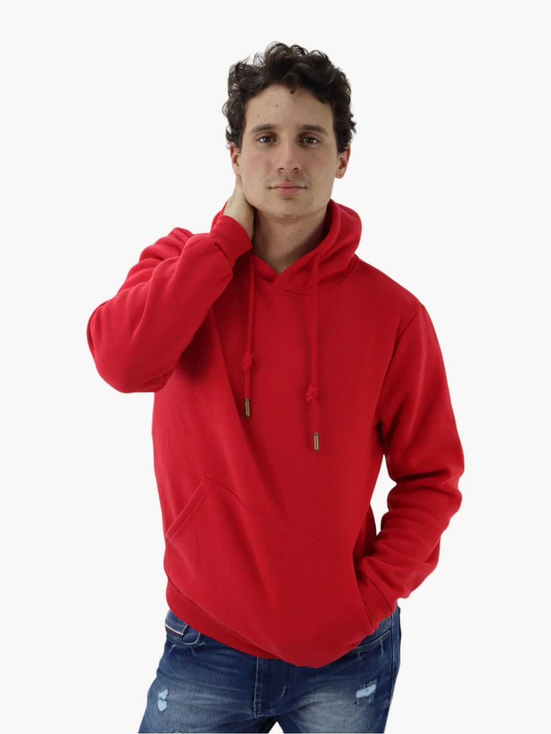 Hoodie unisex rojo