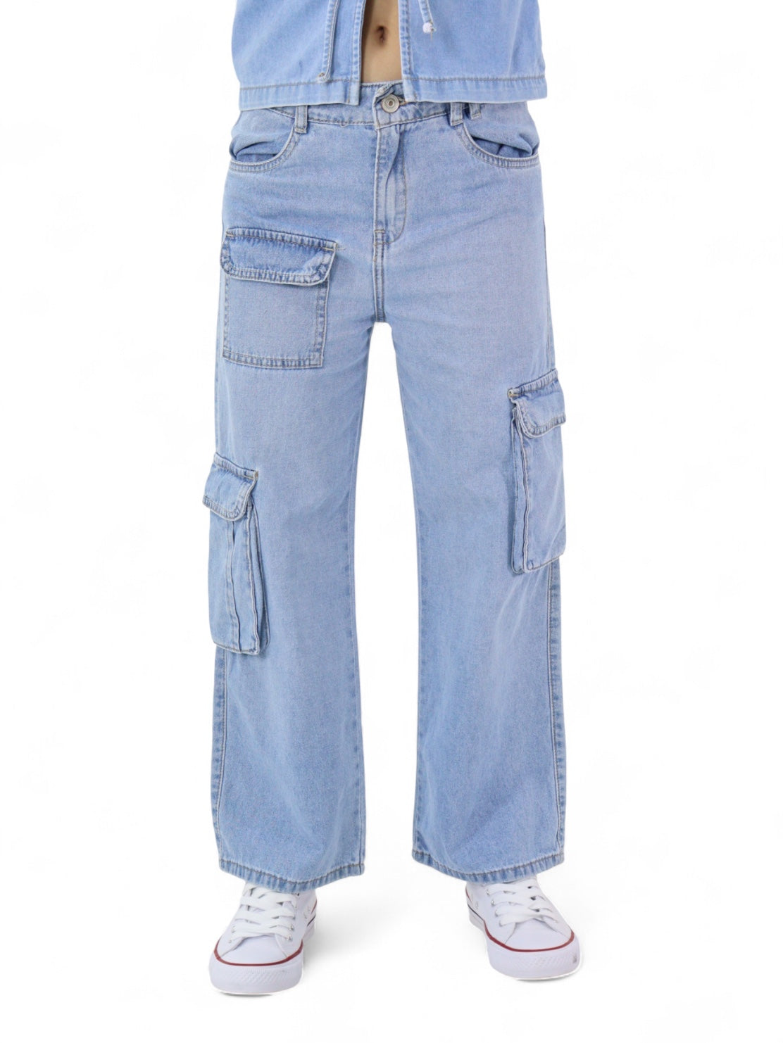 Jeans Cargo Wide Leg