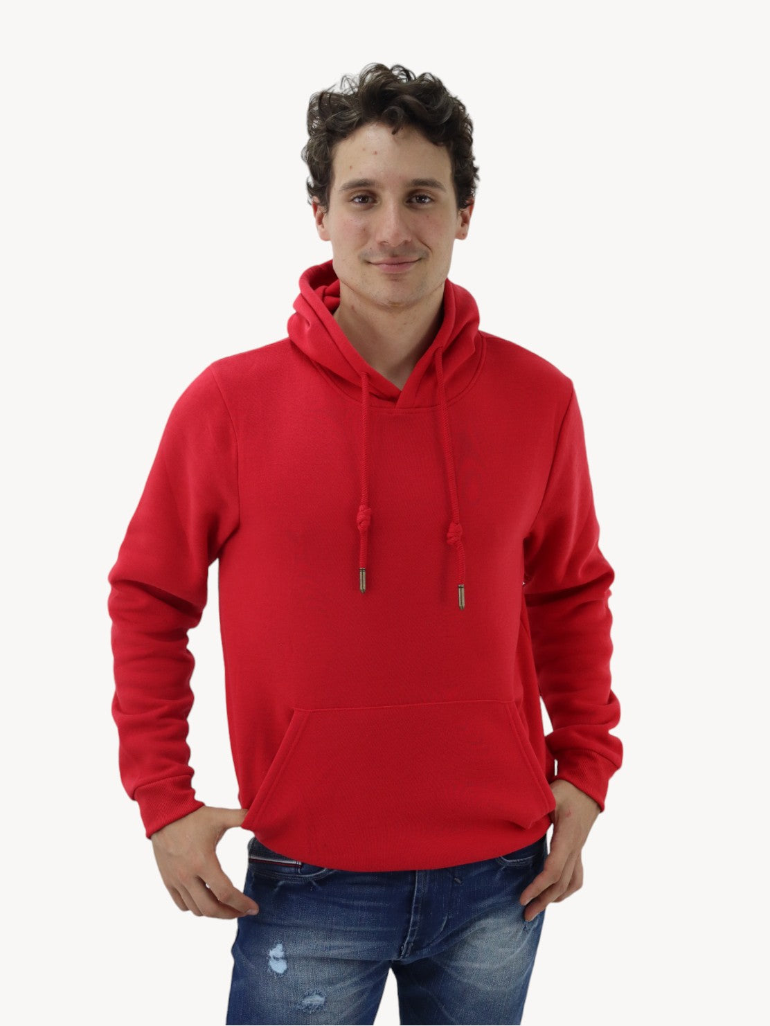 Hoodie unisex rojo