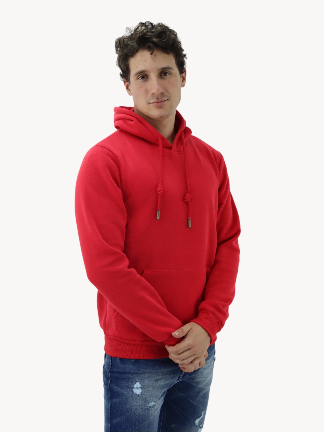 Hoodie unisex rojo
