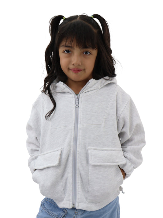 Sudadera gris jaspe