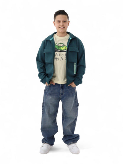 Jeans Wide Leg Carpintero