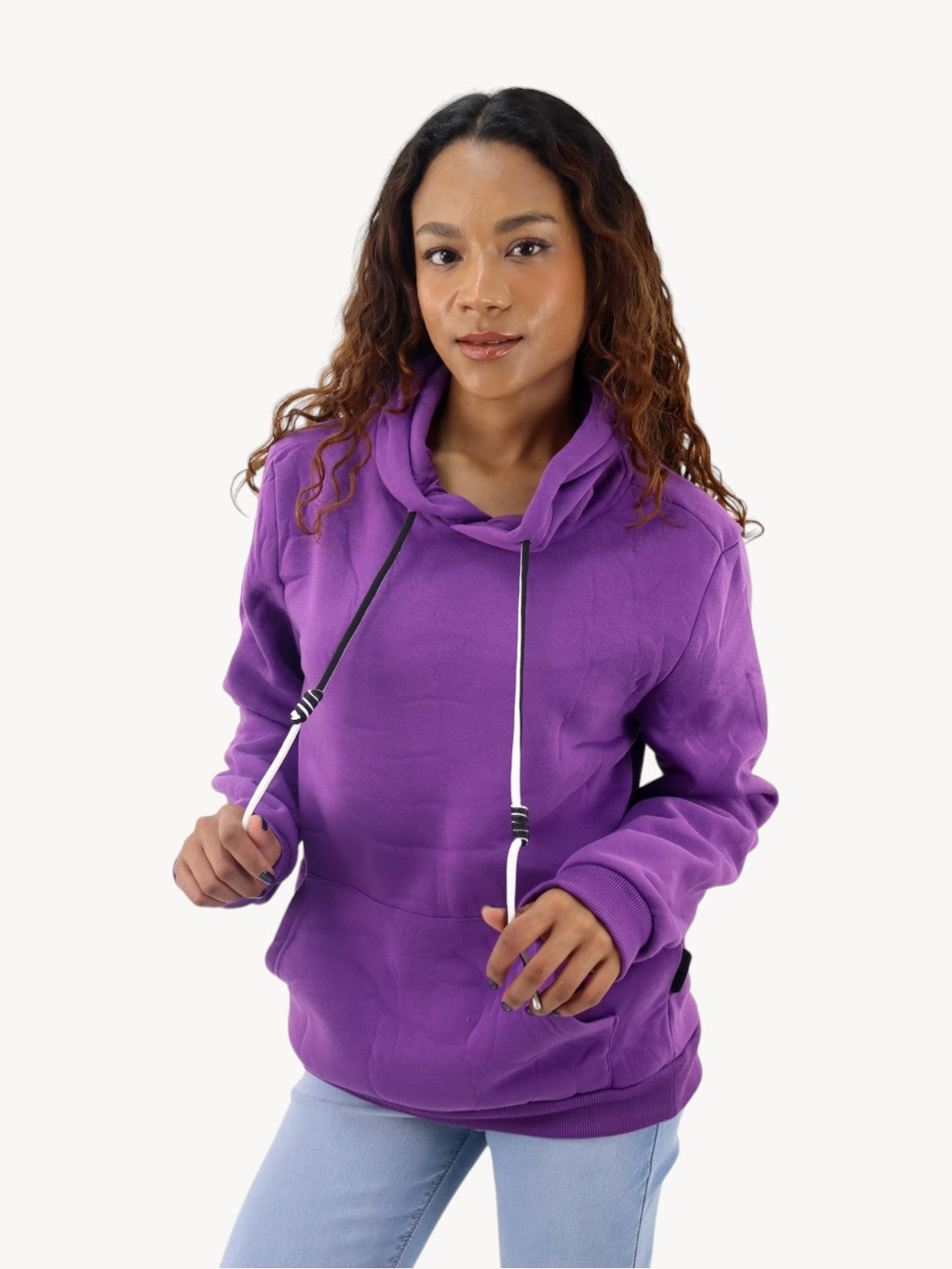 Hoodie unisex purple