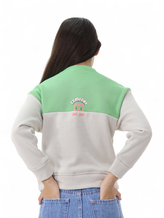 Sudadera con diseño de gato