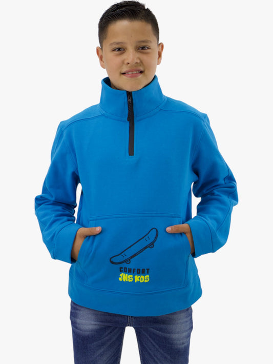 Sudadera skater azul